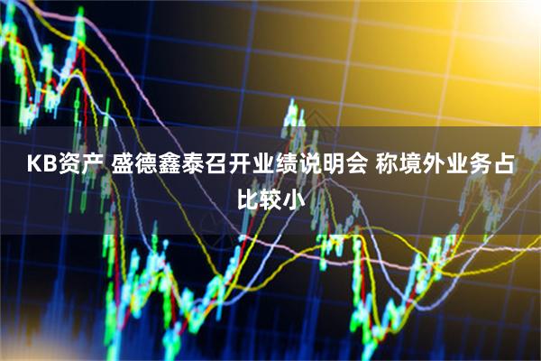 KB资产 盛德鑫泰召开业绩说明会 称境外业务占比较小