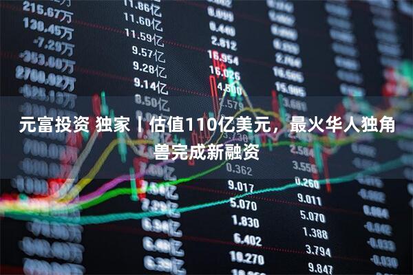 元富投资 独家丨估值110亿美元，最火华人独角兽完成新融资